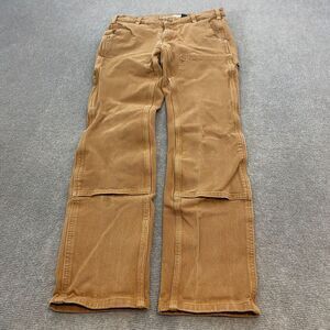 Women’s Carhartt Pants Size 6 Tall Brown Carpenter Double Knee